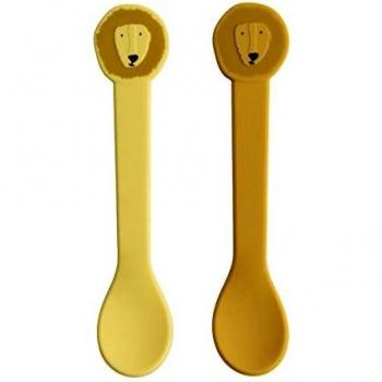 Ensemble de 2 cuillères en silicone lion