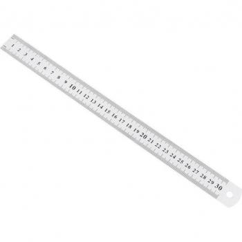 Règle droite en acier inoxydable 30CM
