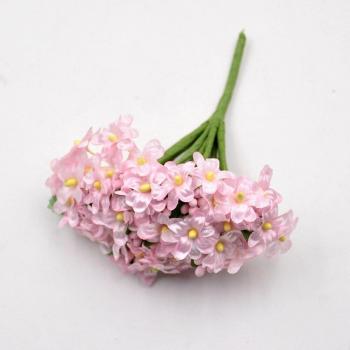 Ramo Decorativo de 12 Flores de Seda para Bricolaje