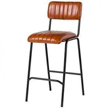 Bar Stool 45x55x104 Massivmoebel24 Cognac
