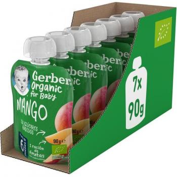 Gerber Pouches de Mango Orgánico, 90g