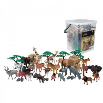 Cubo de 45 Piezas de Animales de la Naturaleza