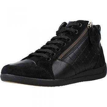 Geox D Myria C Sneakers a Collo Alto Donna Nero