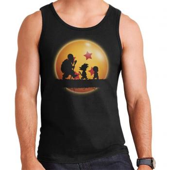 Men’s Black Silhouette Kame Forest Dragon Ball Z Vest