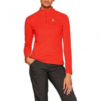 Odlo Damen BERNINA 1/2-Reißverschluss Midlayer, Hibiscus, XS