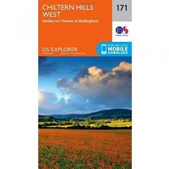 Ordnance Survey Map of Chiltern Hills West