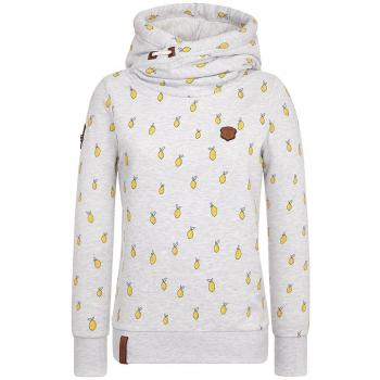 Naketano Women's Hoodie “I miss my friend” – Grey Melange, XS