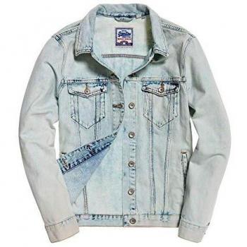 Superdry Damen-Denim-Jacke Acid Light Wash S – Langlinie