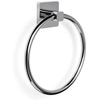 Handtuchhalter SANOTECHNIK KALO, silber (silberfarben), H:27cm T:21cm, Aluminium, Handtuchhalter, aus Aluminium