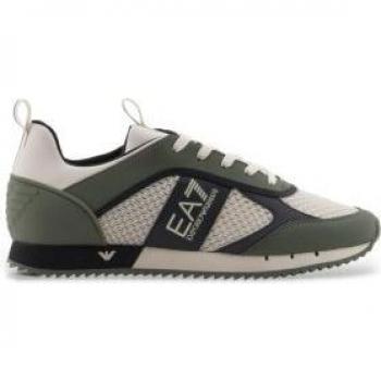 EA7 Emporio Armani Sneakers Lacci Verde e Bianco