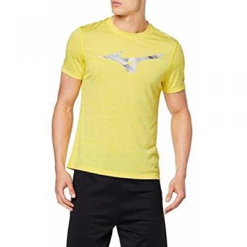 Mizuno Herren Impulse Core Graphic RB T-Shirt (Grau, M)