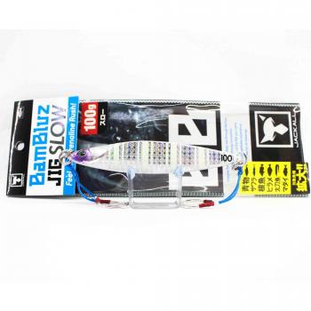 Jackall Metal Jig 100 g Bambluz Slow en Brillo Plateado