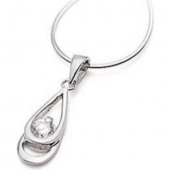 Les Trésors De Lily White Câlin Silver Necklace (E5168)