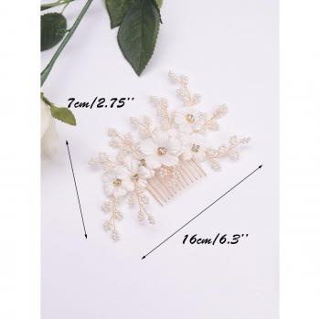 Classic Wedding Hair Comb with Pearls