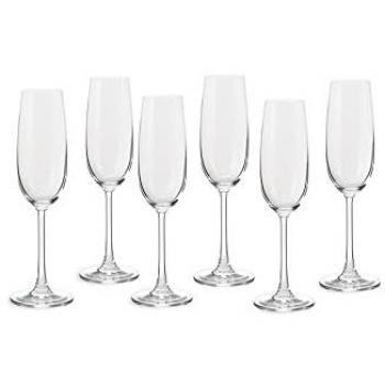 ECHTWERK Daily Sekt‑ und Champagnerglas-Set (6 Stück), 210 ml