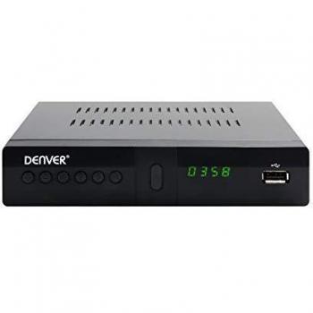Denver DTB-133 DVB-Digital-TV-Tuner/Digital-Player (DVB-T2), TV Receiver, Schwarz