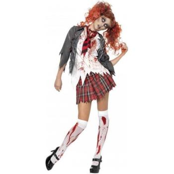 Smiffys Ladies' Halloween Schoolgirl Zombie Ensemble – M