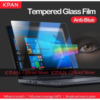 KPAN Tempered Glass Laptop Screen Protector 4K HD Anti-blue Light 13 14 15 17 inch
