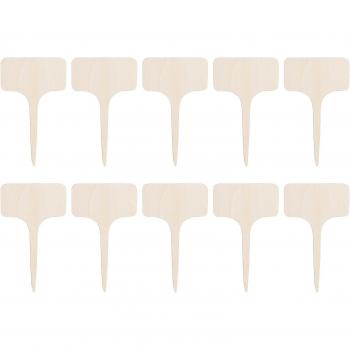 PlantPrint 10‑Pack Writable Wood Markers