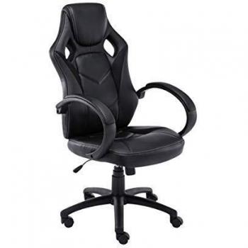 CLP Gaming Schreibtischstuhl Magnus, höhenverstellbar 49-59 cm, schwarz