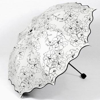 Schwarz beschichteter Mädchen Regenschirm