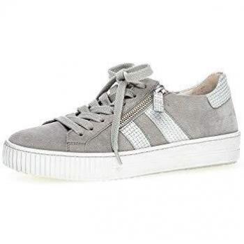 Gabor Women’s Sneaker mit Silberschuhsohle 38,5