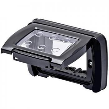 Gewiss GW22452 Placca Stagna 3 Posti Nero