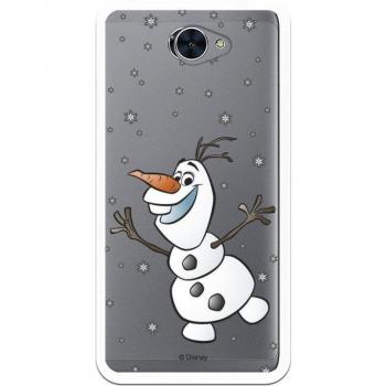 Custodia Huawei Y7 Trasparente con Olaf di Frozen
