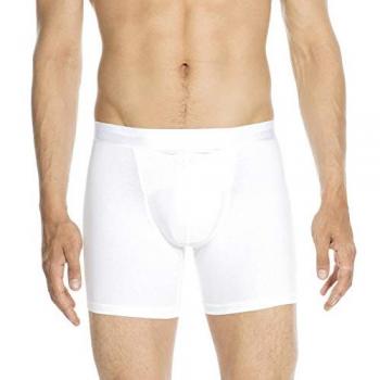 HOM Herren lange Boxershorts HO1, Weiß, XL