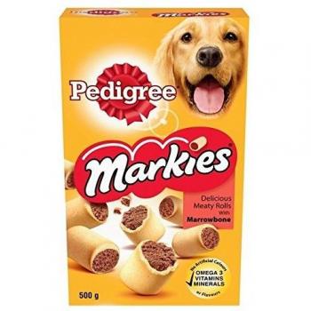 Confezione Pedigree Markies Marrowbone – 4 Rotoli, 500g ciascuno