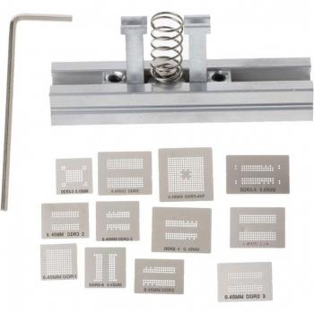 13pcs BGA Reballing Stencil Template for DDR1 DDR2 DDR3
