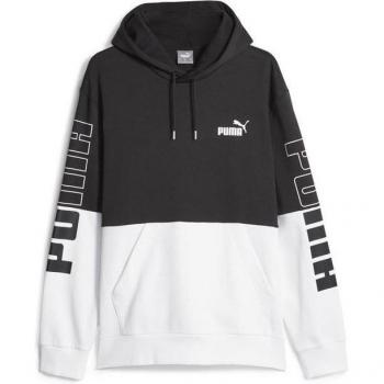 Sudadera Puma Power Negra Blanco
