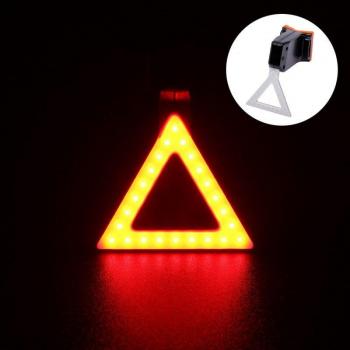 Feu arrière de vélo à LED avec avertisseur