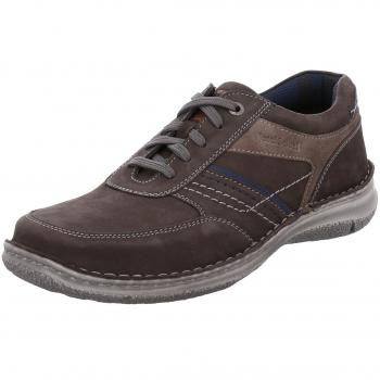 Josef Seibel 43643 TE21 261 – Herren Schuhe aus Nubukleder, Meshfutter, Weite K, 40, Grau/Braun