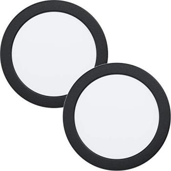 Compact Dual 10.5 W Black Wall/ceiling Downlights