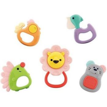 Moni Bunte Tierbeißringe 5-tlg E318A