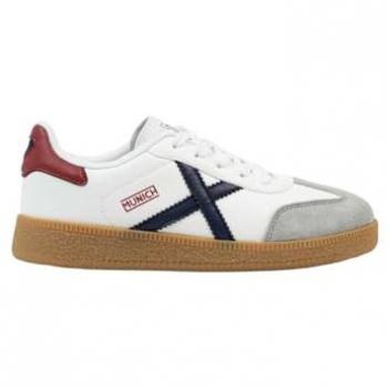 Munich Mini Barru 25 con Velcro (Bianco/Rosso/Blu)