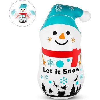 Christmas Snowman Inflatable Tumbler (Foldable, PVC, Cute Cartoon) – Q22D