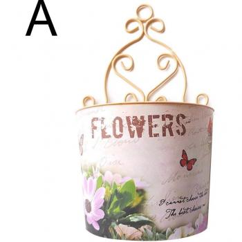 Cesta de flores colgante de plástico L23