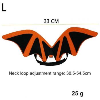 Disfraz ala artificial de murciélago para mascotas con corbata