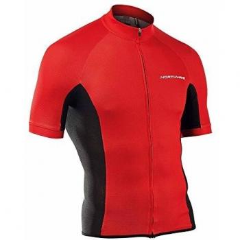 Northwave Jersey corto para ciclismo en rojo para hombre