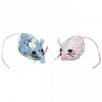 Trixie 4.5 cm Catnip-Filled Mouse Toy – Fabric Edition