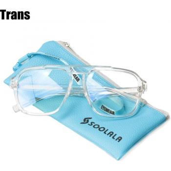 SOOLALA Anti Blue Light Glasses for Men and Women