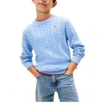 Pull Tommy Hilfiger pour enfant en beige