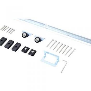 HOMCOM Ensemble porte coulissante 4 x 93 cm