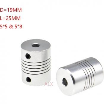 2PCS D19L25 CNC Stepper Motor Coupling