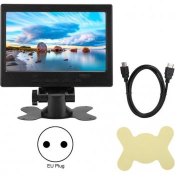 7 Inch Portable TFT Monitor 1024*600 with VGA AV Input