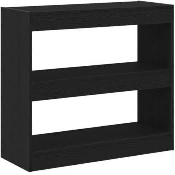 Armadio con cassetti rovere neri 80×30×72 cm