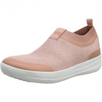 FitFlop Uberknit Slip-on Sneakers-Métalliques, Baskets Femme, (Dusky Pink 612), 39 EU