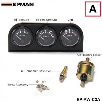 52MM Kombi-Messgerät für Volt und Temperatur